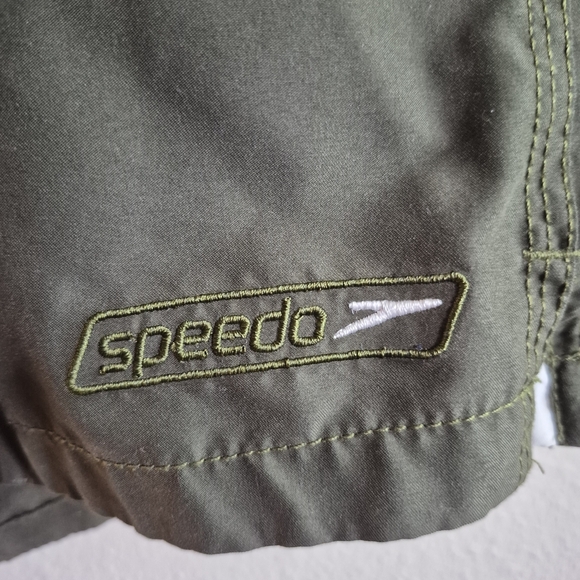 Speedo Olive Athletic Shorts - Picture 2 of 5